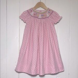MARMELLATA VGUC Smocked Bunny Cotton Tail Polka Dot Dress